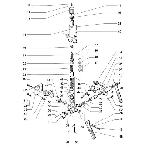 COMANDO C/VALV.DE ALIVIO E REGULADORA DE 281097 (CONJUNTO COMPLETO) COMANDO C/VALV.DE ALIVIO E REGULADORA DE 281097 (CONJUNTO COMPLETO)