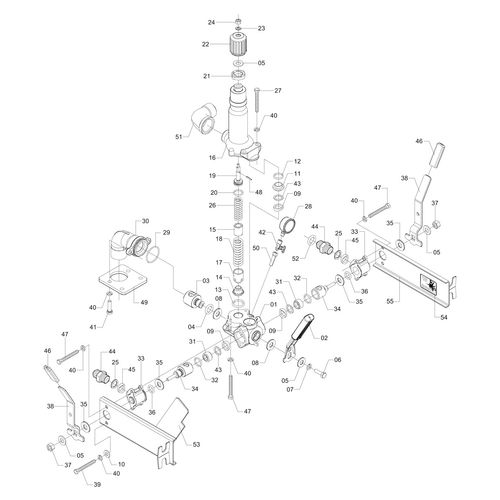 Válvula direcional com controle por cabo 357921 (CONJUNTO COMPLETO) Válvula direcional com controle por cabo 357921 (CONJUNTO COMPLETO)