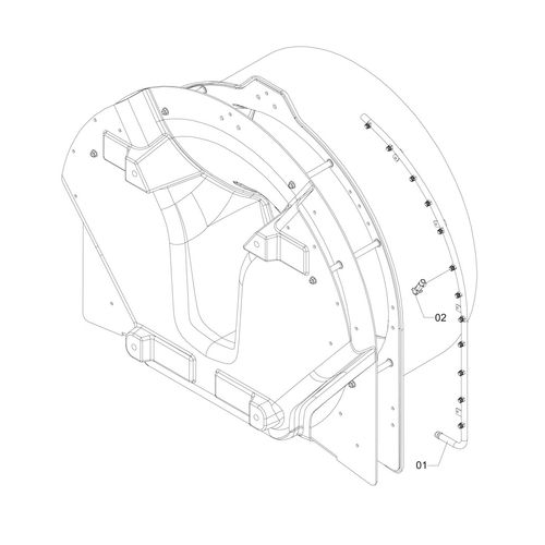 RAMAL ESQUERDO - COMPLETO P/ 12 BICOS - 388694 - VERSÃO - SAP-2010/11-  -0