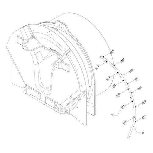 RAMAL ESQUERDO - COMPLETO P/ 13 BICOS - 388744 - VERSÃO - SAP-2010/11-  -0