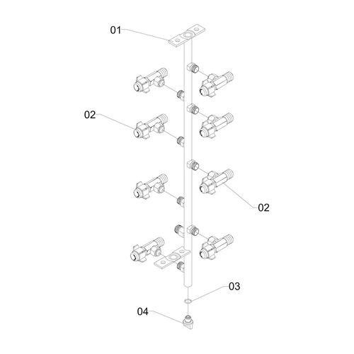 Ramal caracol superior - 8 registros 388769 (CONJUNTO COMPLETO)