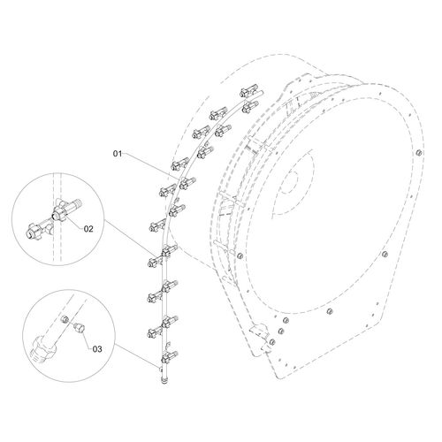 RAMAL DIREITO COMPLETO P/ 18 BICOS 388819 (CONJUNTO COMPLETO) RAMAL DIREITO COMPLETO P/ 18 BICOS 388819 (CONJUNTO COMPLETO)