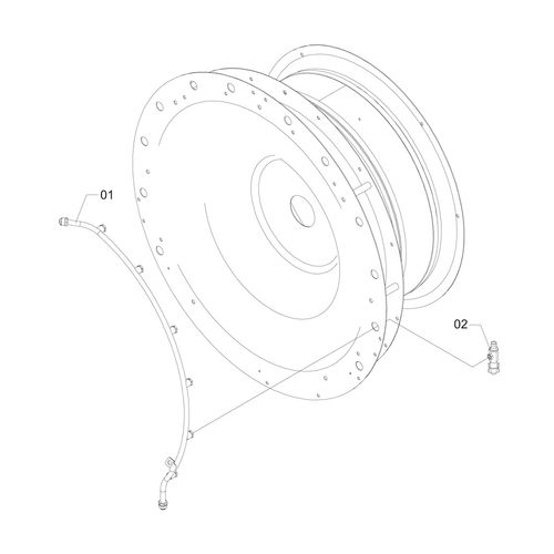 RAMAL ESQUERDO - COMPLETO P/ 6 BICOS - 392977 - VERSÃO - SAP-2010/9-  -0