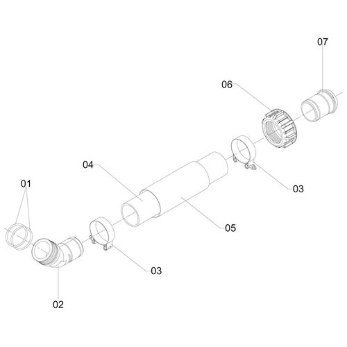 Mangueira do filtro ao reservatório - 395186 - VERSÃO - SAP-2011/3-  -0