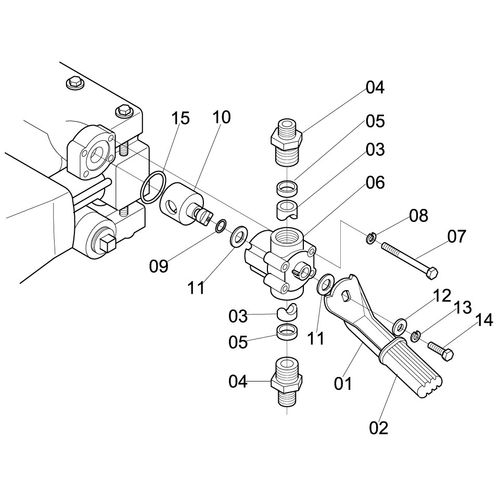 VALVULA DIRECIONAL 445015 (CONJUNTO COMPLETO) VALVULA DIRECIONAL 445015 (CONJUNTO COMPLETO)