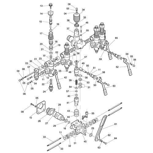 COMANDO COM RETORNO CALIBRADO - 4 SAIDAS 457911 (CONJUNTO COMPLETO) COMANDO COM RETORNO CALIBRADO - 4 SAIDAS 457911 (CONJUNTO COMPLETO)