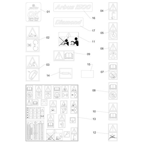 LAY-OUT ADESIVOS ARBUS 1500 DIAMOND - 547273 - VERSÃO - SAP-2011/7-  -1