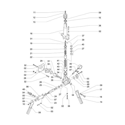 COMANDO C/VALV.DE ALIVIO E REGULADORA DE 572727 (CONJUNTO COMPLETO) COMANDO C/VALV.DE ALIVIO E REGULADORA DE 572727 (CONJUNTO COMPLETO)
