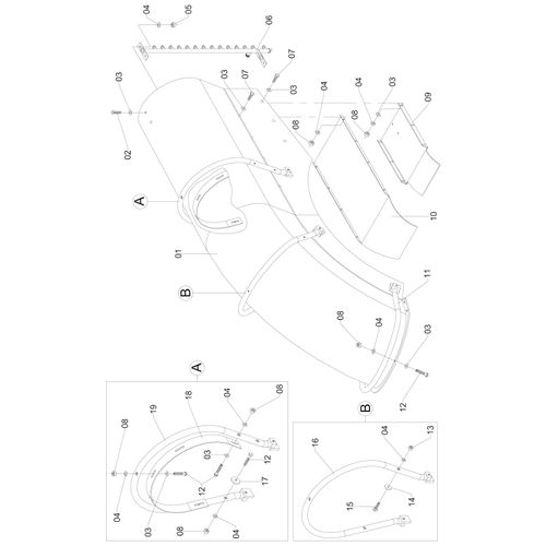 CARACOL SUPERIOR COMPLETO C/ RAMAL DE 14 610328 (CONJUNTO COMPLETO) CARACOL SUPERIOR COMPLETO C/ RAMAL DE 14 610328 (CONJUNTO COMPLETO)