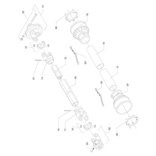 CARDAN CONV 630 104 BOND. Z=6XZ=6 655811 (CONJUNTO COMPLETO)