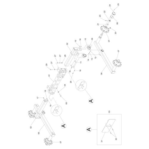 EIXO TANDEM 704676 (CONJUNTO COMPLETO) EIXO TANDEM 704676 (CONJUNTO COMPLETO)