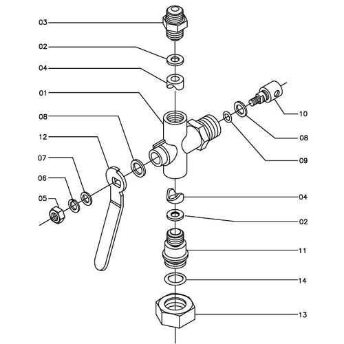 Válvula direcional p/75 L./Min.- Mod.G 733857 (CONJUNTO COMPLETO) Válvula direcional p/75 L./Min.- Mod.G 733857 (CONJUNTO COMPLETO)