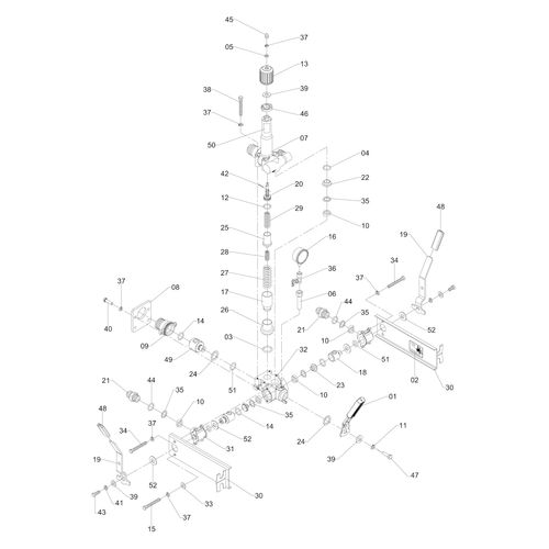 Comando com vál.de alívio e reg.pressão 150854 (CONJUNTO COMPLETO) Comando com vál.de alívio e reg.pressão 150854 (CONJUNTO COMPLETO)