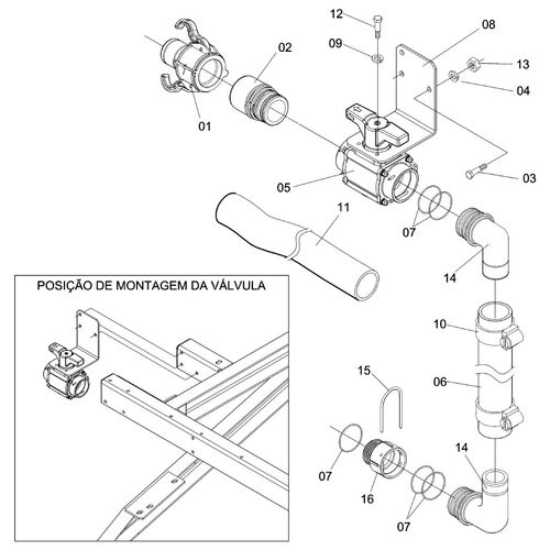 ENGATE RÁPIDO - MONTADO CL/CR - 490110 - VERSÃO - 0-0/0-  -1