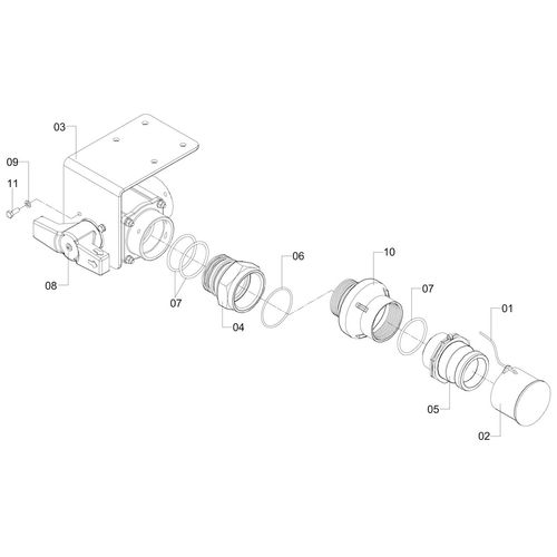 VALVULA 3 VIAS COM SUPORTE 490375 (CONJUNTO COMPLETO) VALVULA 3 VIAS COM SUPORTE 490375 (CONJUNTO COMPLETO)
