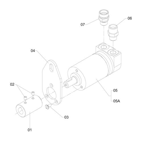MOTOR HIDRAULICO MEXEDOR-SUB MONT HIDR 490367 (CONJUNTO COMPLETO) MOTOR HIDRAULICO MEXEDOR-SUB MONT HIDR 490367 (CONJUNTO COMPLETO)
