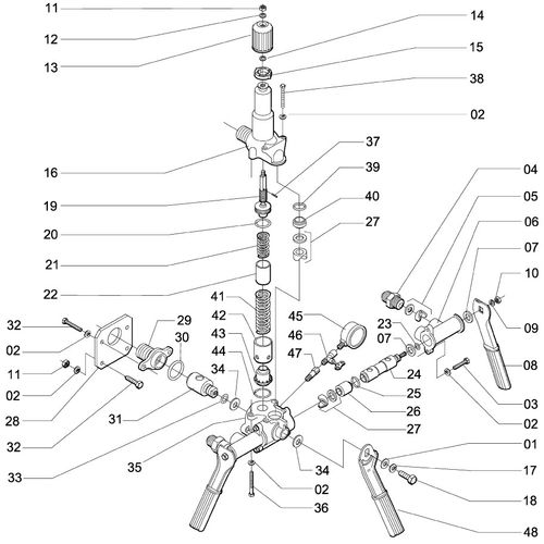 COMANDO C/VALV.DE ALIVIO E REGULADORA DE 572693 (CONJUNTO COMPLETO) COMANDO C/VALV.DE ALIVIO E REGULADORA DE 572693 (CONJUNTO COMPLETO)