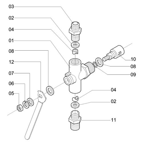 VALVULA DIRECIONAL P/75 L./MIN.- 642538 (CONJUNTO COMPLETO) VALVULA DIRECIONAL P/75 L./MIN.- 642538 (CONJUNTO COMPLETO)