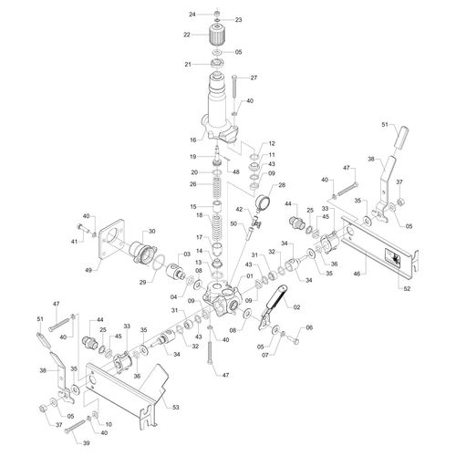 VÁLV. DIRECIONAL C/CONTROLE CABO 665521 (CONJUNTO COMPLETO) VÁLV. DIRECIONAL C/CONTROLE CABO 665521 (CONJUNTO COMPLETO)