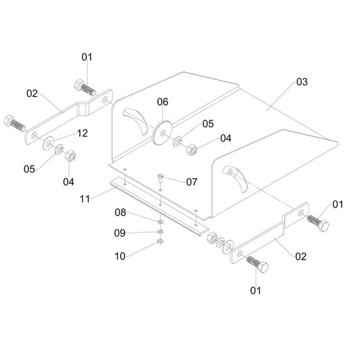 PALHETA INFERIOR DEFLETOR 3P COMPLETA 673830 (CONJUNTO COMPLETO) PALHETA INFERIOR DEFLETOR 3P COMPLETA 673830 (CONJUNTO COMPLETO)