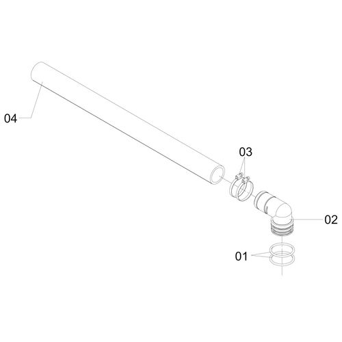 MANGUEIRA DO REGISTRO AO FILTRO 924605 (CONJUNTO COMPLETO) MANGUEIRA DO REGISTRO AO FILTRO 924605 (CONJUNTO COMPLETO)