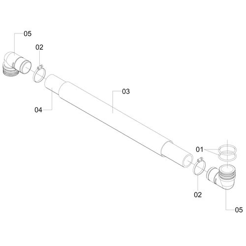 MANGUEIRA DE DESCARGA 924621 (CONJUNTO COMPLETO) MANGUEIRA DE DESCARGA 924621 (CONJUNTO COMPLETO)