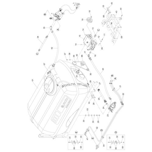 CIRCUITO DEFENSIVO 943050 (CONJUNTO COMPLETO)