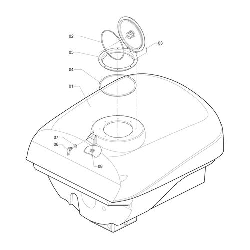 RESERVATORIO 1500L (DIAMOND)-ROTOMOLDADO 953463 (CONJUNTO COMPLETO) RESERVATORIO 1500L (DIAMOND)-ROTOMOLDADO 953463 (CONJUNTO COMPLETO)