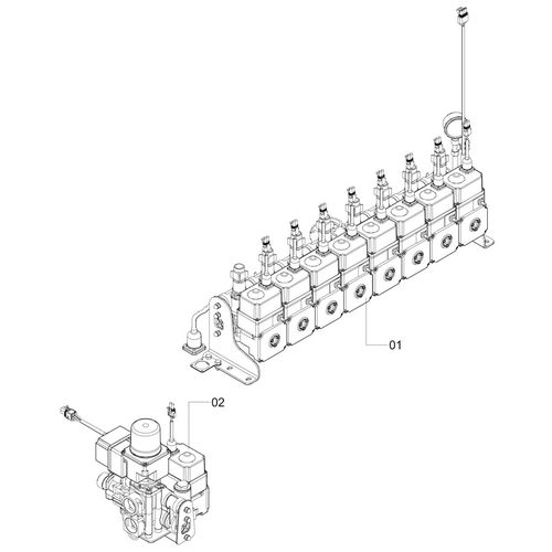 COMANDO MF-3000/150 EL/JSC - 8 SEGMENTOS 958413 (CONJUNTO COMPLETO) COMANDO MF-3000/150 EL/JSC - 8 SEGMENTOS 958413 (CONJUNTO COMPLETO)