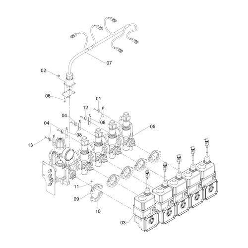 COMANDO MASTERFLOW ELETRICO - SEM COMPUT 983668 (CONJUNTO COMPLETO) COMANDO MASTERFLOW ELETRICO - SEM COMPUT 983668 (CONJUNTO COMPLETO)