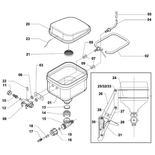 INCORPORADOR DE DEFENSIVO NR. 10 985655 (CONJUNTO COMPLETO) INCORPORADOR DE DEFENSIVO NR. 10 985655 (CONJUNTO COMPLETO)