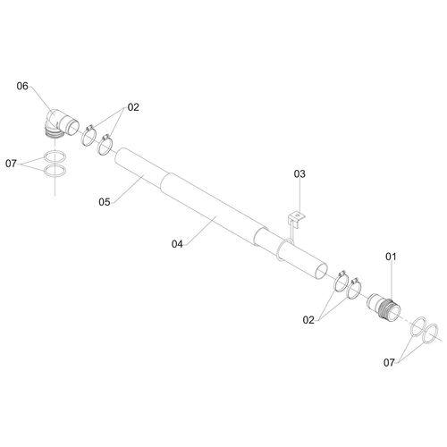 MANGUEIRA DE ABASTECIMENTO 993716 (CONJUNTO COMPLETO) MANGUEIRA DE ABASTECIMENTO 993716 (CONJUNTO COMPLETO)