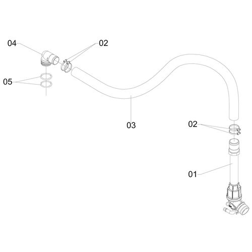MANGUEIRA COM EJETOR AO TANQUE - 150 993757 (CONJUNTO COMPLETO) MANGUEIRA COM EJETOR AO TANQUE - 150 993757 (CONJUNTO COMPLETO)