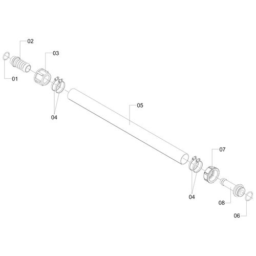 CONJ. MANGUEIRA LAVADOR DE RESERVATÓRIO - 1159454 - VERSÃO - SAP-2008/8-  -0