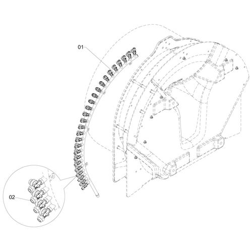 RAMAL COMPLETO PBF - DIREITO 3P 1187856 (CONJUNTO COMPLETO)