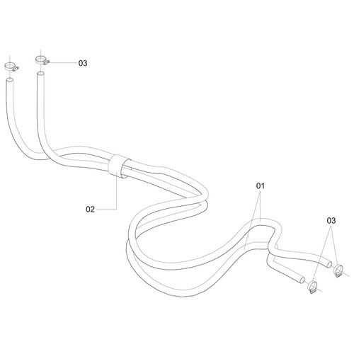 CONJUNTO MANGUEIRA FILTRO LINHA-1 1193299 (CONJUNTO COMPLETO) CONJUNTO MANGUEIRA FILTRO LINHA-1 1193299 (CONJUNTO COMPLETO)