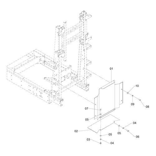 CONJUNTO PROTEÇÕES TRASEIRAS - A-4000 - 1196188 - VERSÃO - SAP-2012/1-  -0