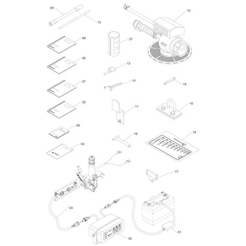 ARBUS 2000 VA SE - CX ACESSÓRIOS 1198322 (CONJUNTO COMPLETO) ARBUS 2000 VA SE - CX ACESSÓRIOS 1198322 (CONJUNTO COMPLETO)