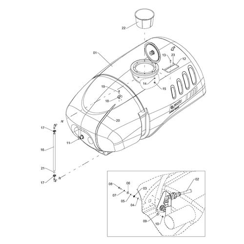 RESERVATORIO ARBUS 4000 L (MONT JACTO) 1200470 (CONJUNTO COMPLETO) RESERVATORIO ARBUS 4000 L (MONT JACTO) 1200470 (CONJUNTO COMPLETO)