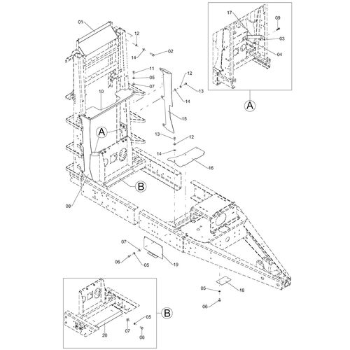 COMPLEMENTOS PARA CARRETA 4000 TOWER 1201137 (CONJUNTO COMPLETO)