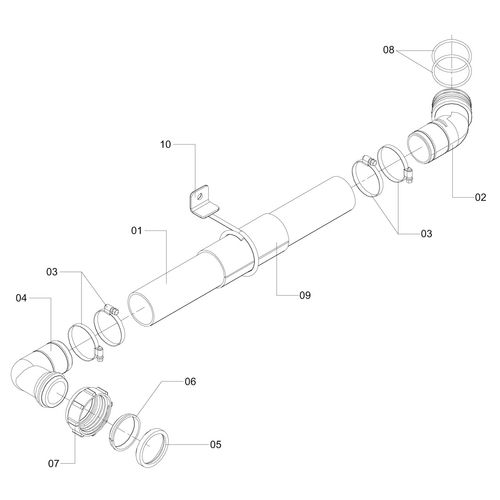 CONJUNTO MANG. JP SUCÇÃO X FVS 200 1216128 (CONJUNTO COMPLETO) CONJUNTO MANG. JP SUCÇÃO X FVS 200 1216128 (CONJUNTO COMPLETO)