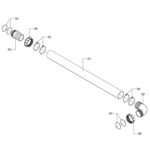 Conj mang painel x entrada bomba centr 1217326 (CONJUNTO COMPLETO) Conj mang painel x entrada bomba centr 1217326 (CONJUNTO COMPLETO)