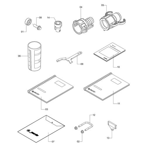 Uniport 2530 - Caixa de acessórios 1219427 (CONJUNTO COMPLETO) Uniport 2530 - Caixa de acessórios 1219427 (CONJUNTO COMPLETO)