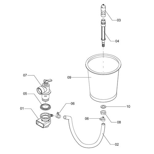 Lavador de embalagem 1247578 (CONJUNTO COMPLETO)