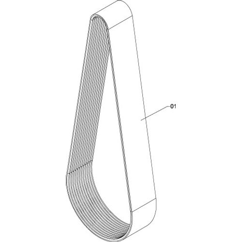 Correia trapezoidal 12/3VX - 850 - 1288699 - VERSÃO - 2023/3-  -0