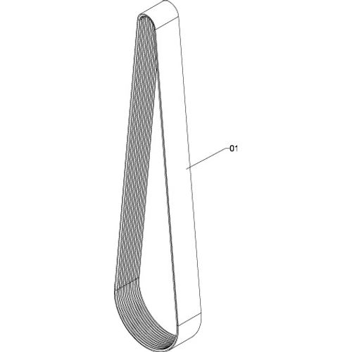 Correia trapezoidal 12/3V - 1250 1288192 (CONJUNTO COMPLETO)