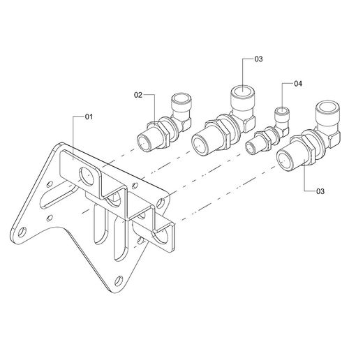 PAINEL HIDRÁULICO ESQUERDO 1234521 (CONJUNTO COMPLETO) PAINEL HIDRÁULICO ESQUERDO 1234521 (CONJUNTO COMPLETO)