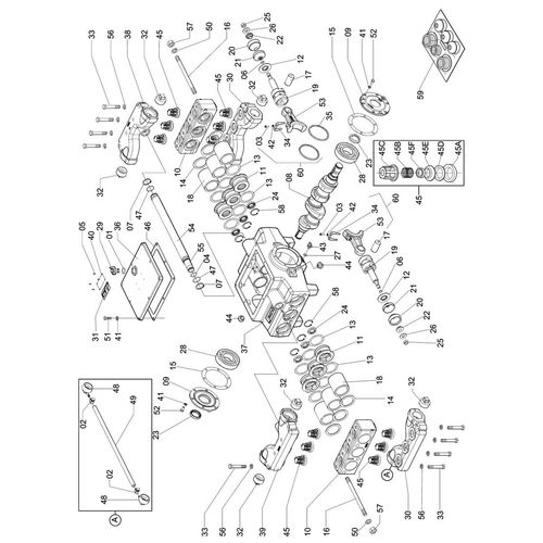 Bomba de pistões Jacto 300L/min mod. 