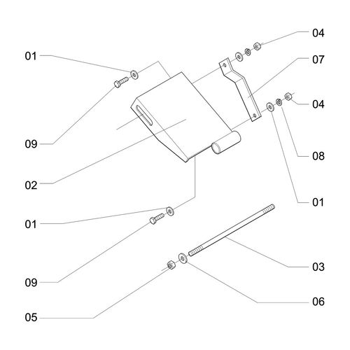 PALHETA SUPERIOR DEFLETOR 3P COMPLETA - 673848 - VERSÃO - 0-0/0-  -0