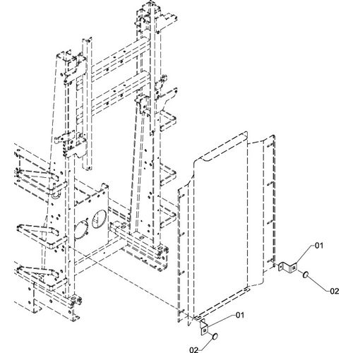 Conj chapa de encosto 1246064 (CONJUNTO COMPLETO) Conj chapa de encosto 1246064 (CONJUNTO COMPLETO)